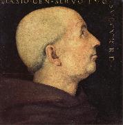 PERUGINO, Pietro Portrait of Dom Biagio Milanesi oil painting on canvas